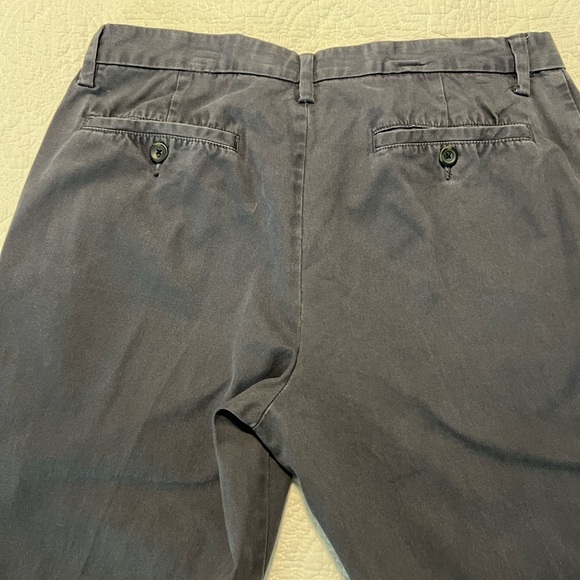 Men's Washed Navy/Gray Chino Pants~ - Picture 2 of 9